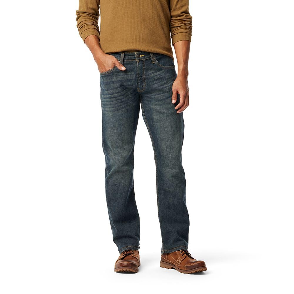Levi Strauss Signature Gold Men's Regular Straight Fit Jeans, Bigfoot, 36W x 30L 🍁 All In One Marketplace Canada