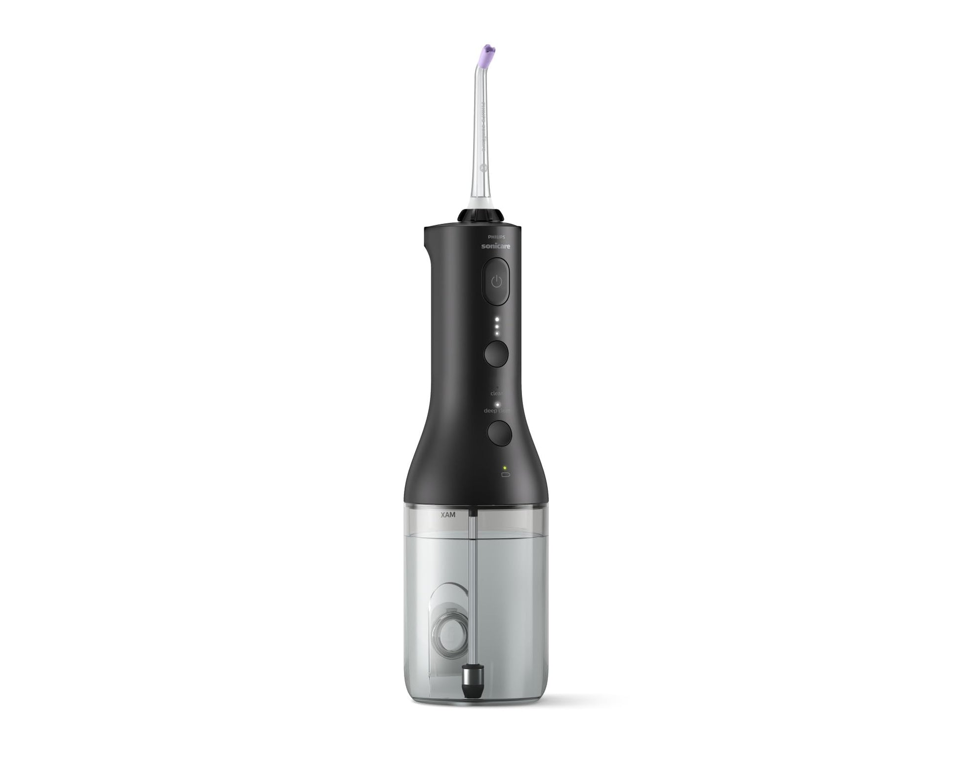 Philips Sonicare Power Flosser 3000 Cordless, Oral Irrigator Quad Stream technology and whisper quiet, Black, HX3826/23 - Available at All In One Marketplace Canada