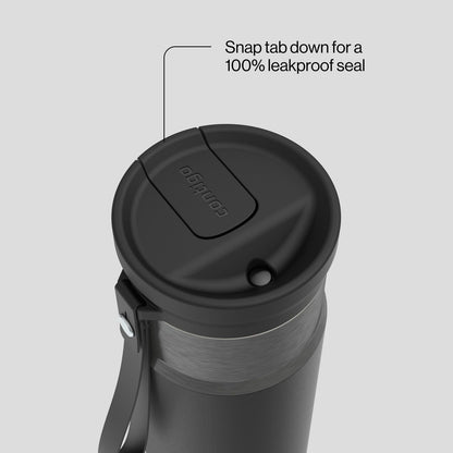 Contigo SnapSeal 24 oz Water Bottle w/Carry Strap & Reusable Straw | Vacuum-Insulated Stainless Steel for Hot & Cold Drinks | Spill-Proof Lid | BPA & Lead-Free | Dishwasher Safe 🍁 All In One Marketplace Canada