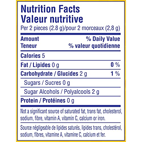 Juicy Fruit Chewing Gum - Fruit Flavored, 60 Pieces, 6 Bottles