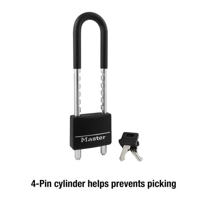 Master Lock 527D Covered Padlock, 2-Inch, 6-Inch Shackle