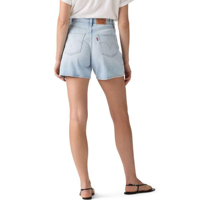 Levi's Women's Cinch Mid-Thigh Short, (New) Abraided Art (Non Stretch), 32