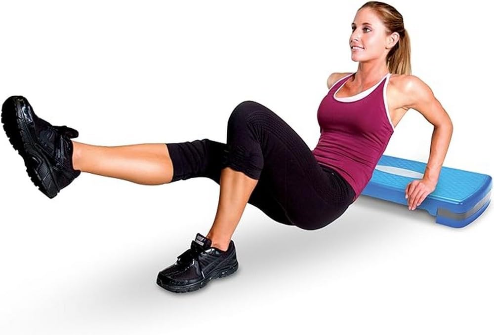 Tone Fitness Compact Aerobic Step Platform | Exercise Step Tone Fitness