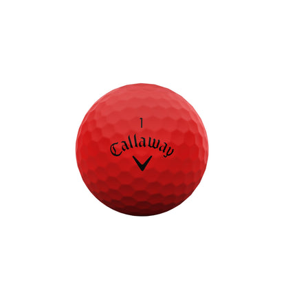 Balles de golf Supersoft de Callaway Golf (2025, rouges)