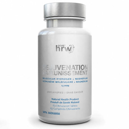 Drink HRW Molecular Hydrogen Water Tablets Rejuvenation - Unflavoured (60 Tablets) - Available at All In One Marketplace Canada