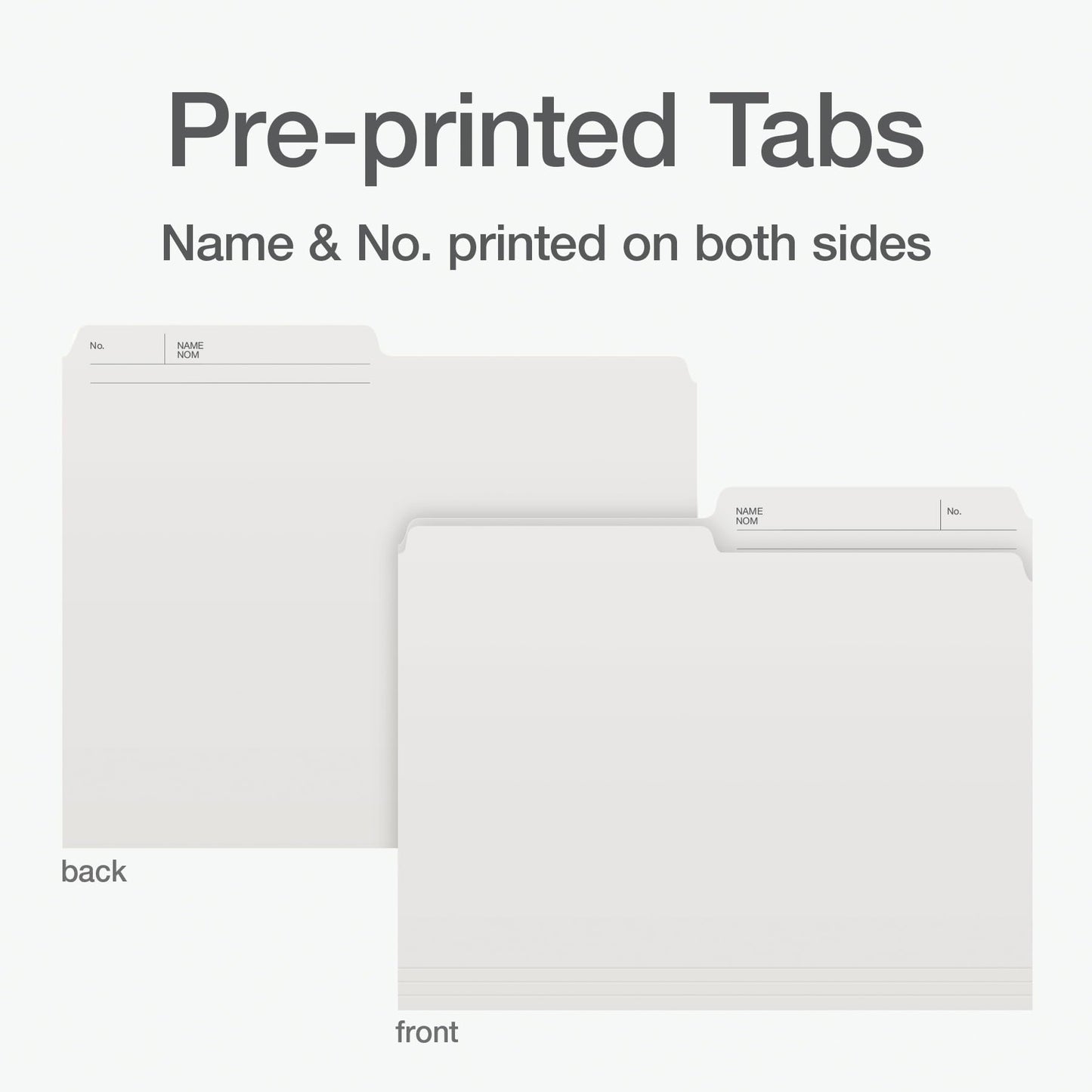 Pendaflex File Folders, 100-Pack, Letter Size 8.5" x 11", Reversible 1/2 Cut Tabs, Tear-Resistant Durable Paper Stock, Ivory, for Office Supplies, School Projects, Home Filing Systems Pendaflex