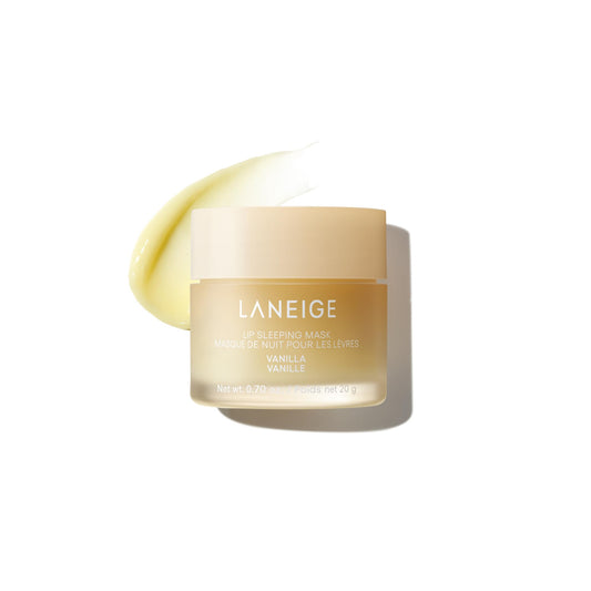 LANEIGE Lip Sleeping Mask Vanilla: Nourish, Hydrate, Vitamin C, Murumuru & Shea Butter, Antioxidants, Flaky, Dry Lips