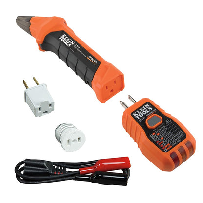 Klein Tools 80016 Circuit Breaker Finder Tool Kit with Accessories, 2-Piece Set, Includes Cat. No. ET310 and Cat. No. 69411 KLEIN TOOLS