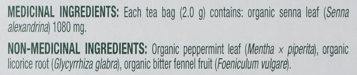 Traditional Medicinals - Organic Smooth Move Peppermint Laxative Herbal Tea (Pack of 6) - Gentle Overnight Relief of Occasional Constipation - 96 Tea Bags Total 🍁 All In One Marketplace Canada