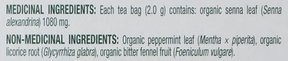 Traditional Medicinals - Organic Smooth Move Peppermint Laxative Herbal Tea (Pack of 6) - Gentle Overnight Relief of Occasional Constipation - 96 Tea Bags Total 🍁 All In One Marketplace Canada