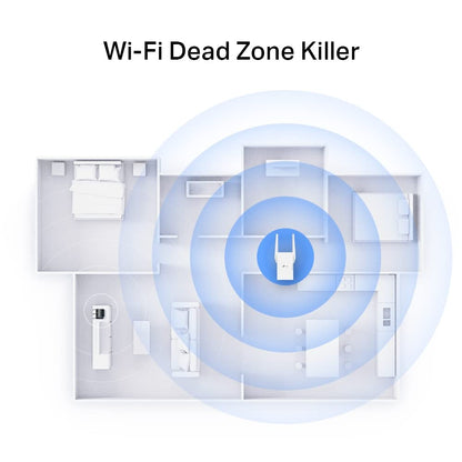 TP-Link AX3000 WiFi 6 Range Extender Internet Booster (RE705X) - Dual Band, AP Mode w/Gigabit Port, OFDMA, Beamforming, APP Setup 🍁 All In One Marketplace Canada