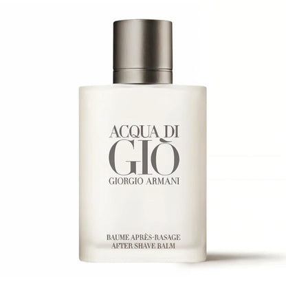Armani Beauty - Acqua di Gio - After Shave Balm - Cologne for Men - Long Lasting Fragrance with Bergamot notes, Jasmine, White Musks, Patchouli & Cedarwood – 100 ml Armani Beauty