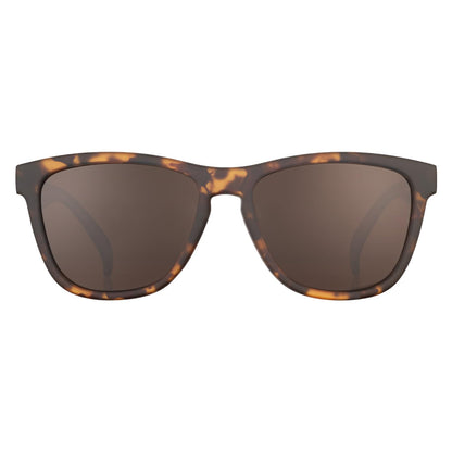 goodr Bosley's Basset Hound Dreams Polarized Sunglasses, Medium Sized (OG), Brown Translucent Frames with Brown Non-Reflective Glare Reducing Lenses, UV400 Protection, No Slip, No Bounce - Available at All In One Marketplace Canada