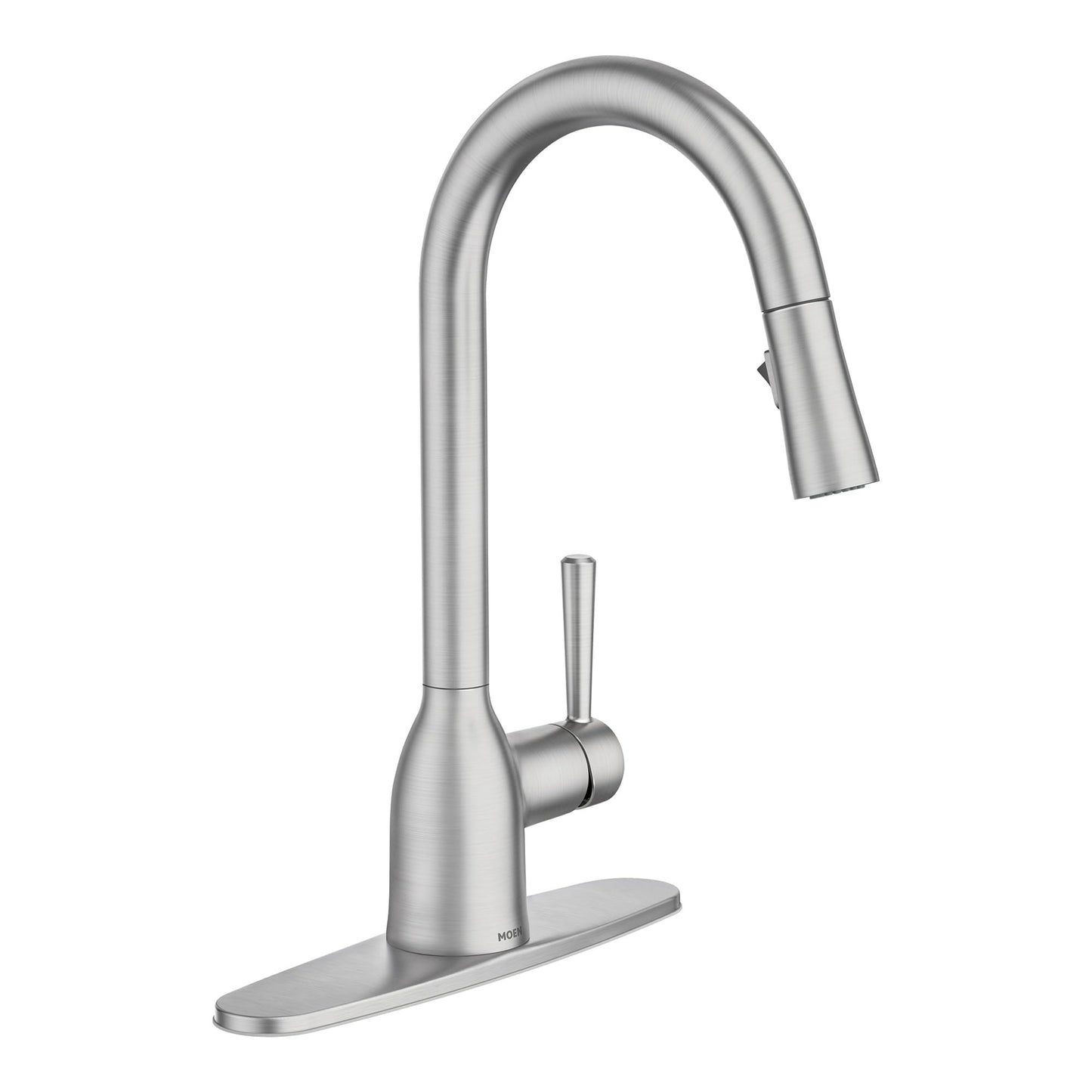 Moen 87233SRS Adler One-Handle High Arc Pulldown Kitchen Faucet with Power Clean, Spot Resist Stainless 🍁 All In One Marketplace Canada