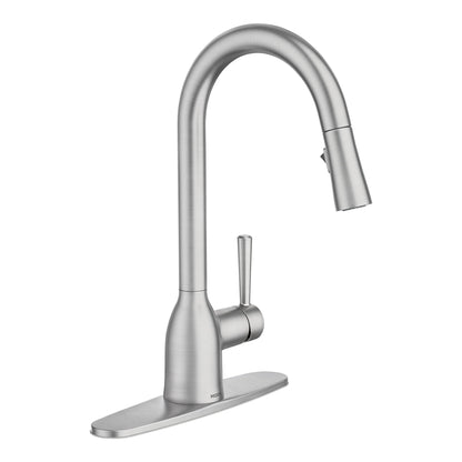 Moen 87233SRS Adler One-Handle High Arc Pulldown Kitchen Faucet with Power Clean, Spot Resist Stainless 🍁 All In One Marketplace Canada
