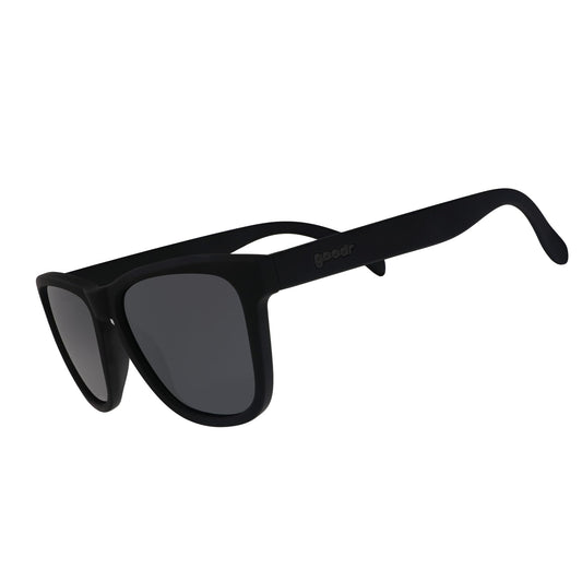 goodr A Unicorn's Calamity Polarized Sunglasses, Medium Sized (OG), Black Solid Frames with Black Non-Reflective Glare Reducing Lenses, UV400 Protection, No Slip, No Bounce - Available at All In One Marketplace Canada