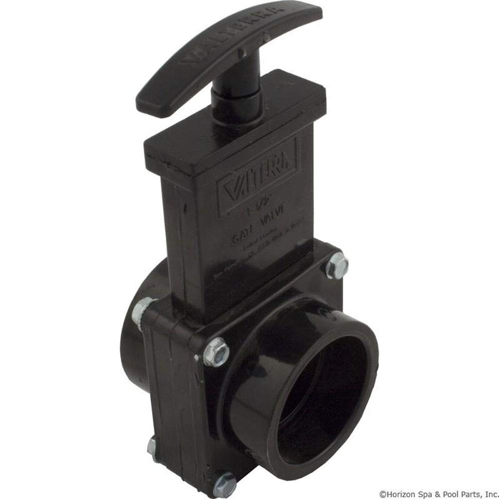 Valterra 7101 ABS Gate Valve, Black, 1-1/2" Slip Valterra