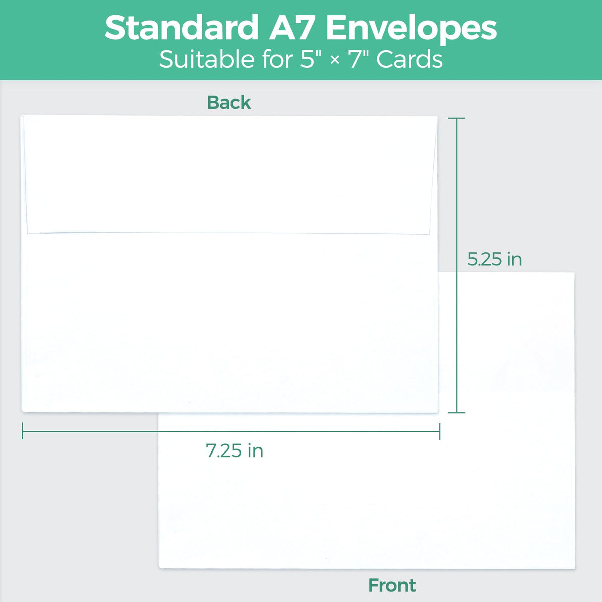 Ohuhu A7 Printable White 5x7 Self-Seal Envelopes 500-Pack 🍁 All In One Marketplace Canada