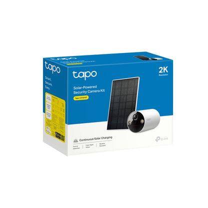 TP-Link Tapo Solar-Powered Security Camera Kit, 2K Wireless Battery Camera w/Solar Panel Base, Smart Person Detection, SD/Cloud Storage, Spotlight Color Night Vision, No Hub Needed (Tapo C410 KIT) - Available at All In One Marketplace Canada