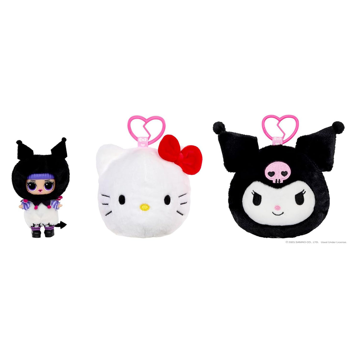L.O.L. Surprise! Loves Hello Kitty Reversible Plush Surprise - 41 cm Large Plush Figures by Sanrio with Matching L.O.L. Tot, 5 Surprises + Keyring to Take Away, from 4 Years