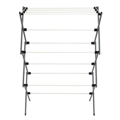 Honey-Can-Do DRY-01306 Folding 42-Inch Clothes Drying Rack, Silver/White - Available at All In One Marketplace Canada