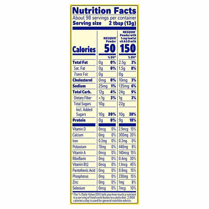 Nesquik Chocolate Powder Mix – 44.9 oz