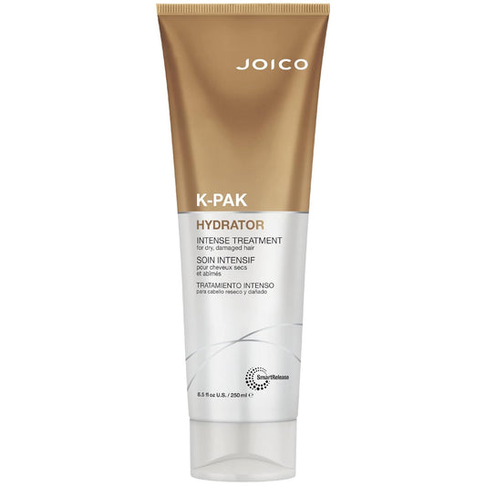 Joico K-PAK Intense Hydrator - Keratin Hair Treatment, Hair Mask for Dry Damaged Hair, Heat Protectant with Rose Hip Oil, Sulfate Free, 250mL - Available at All In One Marketplace Canada