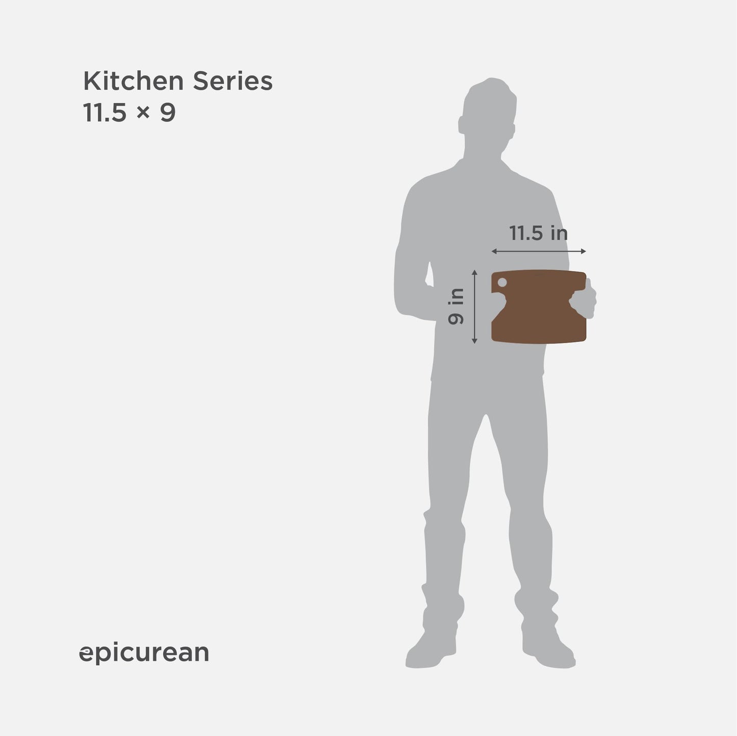 Epicurean Kitchen Series Cutting Board, 11.5-Inch by 9-Inch, Nutmeg 🍁 All In One Marketplace Canada