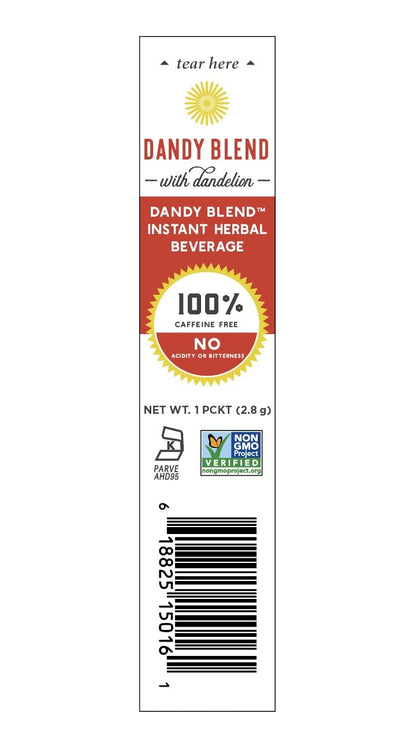 Dandy Blend Instant Dandelion Beverage, 25 Single Serving Pouches, 200g Dandy Blend
