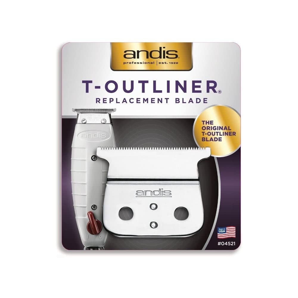 Andis 04521 T-Blade Replacement for T-Outliner, GTO, GO, and SLS Trimmers - Close Cutting, Zero Gapped, Silver 🍁 All In One Marketplace Canada Andis