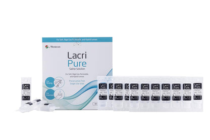 LacriPure Saline Solution 98x5ml vial Box Menicon