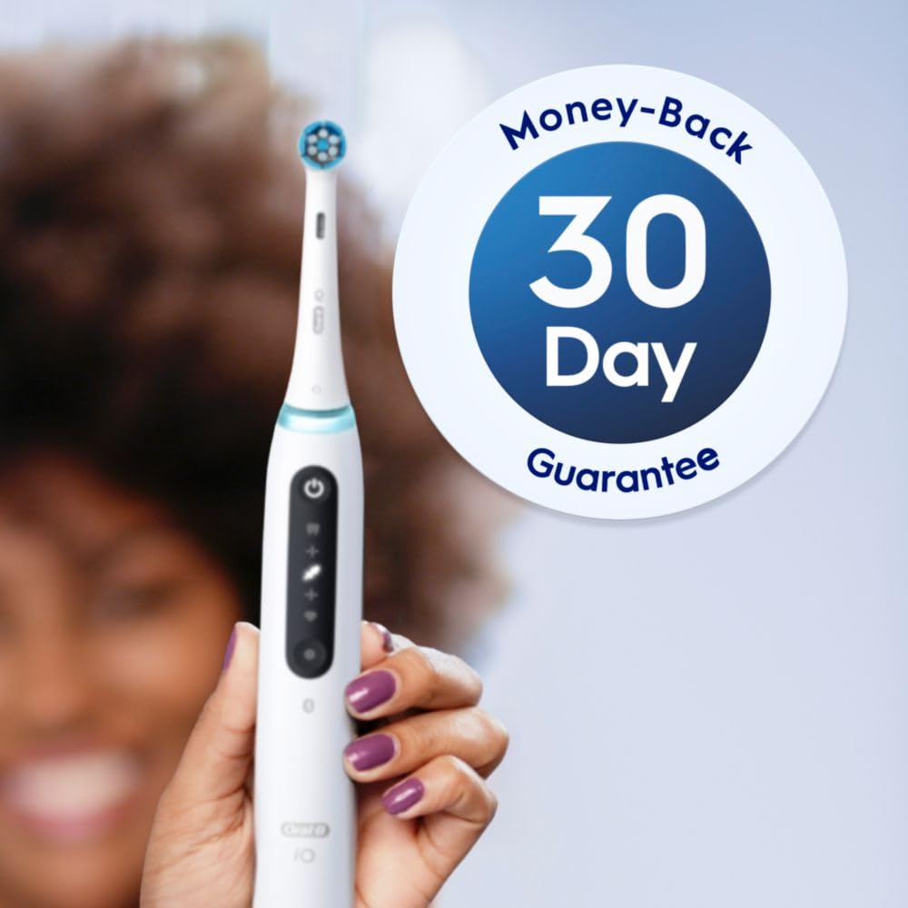 Oral-B iO Genuine Replacement Brush Heads, White, 4ct Ultimate Clean + 1ct Gentle Care, 15 Month Supply, Compatible Exclusively with Oral-B iO Electric Toothbrushes, Not Compatible with any Other Series Including: Pro, Vitality, Smart, or Genius - Available at All In One Marketplace Canada