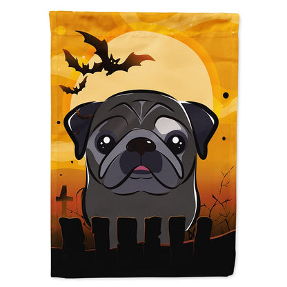 Drapeau de maison en toile Caroline's Treasures BB1821CHF Halloween Carlin noir, multicolore, grand