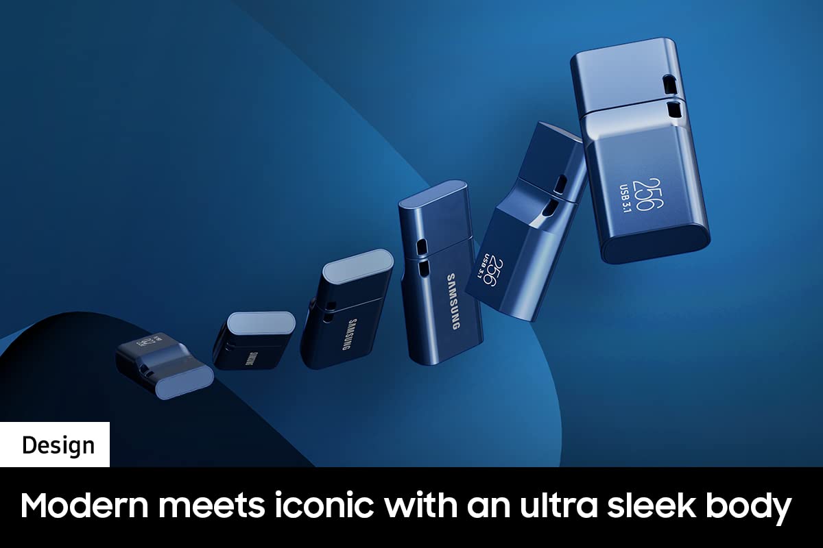 SAMSUNG Type-C USB Flash Drive, 128GB, Transfers 4GB Files in 11 Secs w/Up to 400MB/s Read Speeds, Compatible w/USB 3.0/2.0, Waterproof MUF-128DA/AM [Canada Version] 🍁 All In One Marketplace Canada