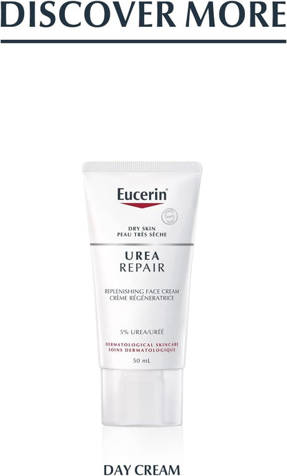 Eucerin Urea Repair Night Face Cream, 5% Urea & Ceramides, Non-Greasy, 50mL 🍁 All In One Marketplace Canada