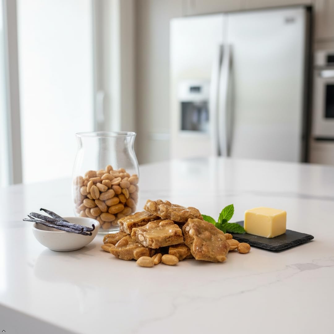 Granny's Confections Old-Fashioned Peanut Brittle - 454g Box - Premium Gourmet Candy 🍁 All In One Marketplace Canada