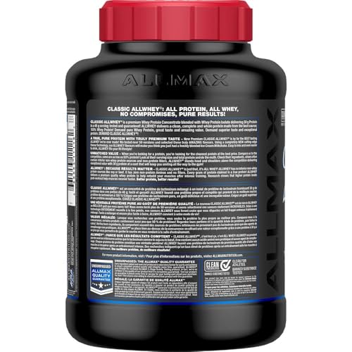ALLMAX All Whey Classic - 100% Whey Protein Powder, Chocolate, 5 lb