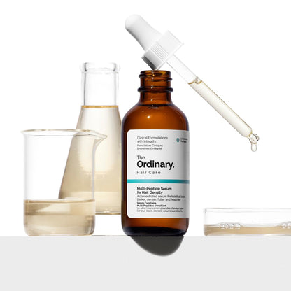 The Ordinary Multi-Peptide Serum for Hair Density, Peptide-Powered Formula for Thicker, Fuller Looking Hair, 60 ml