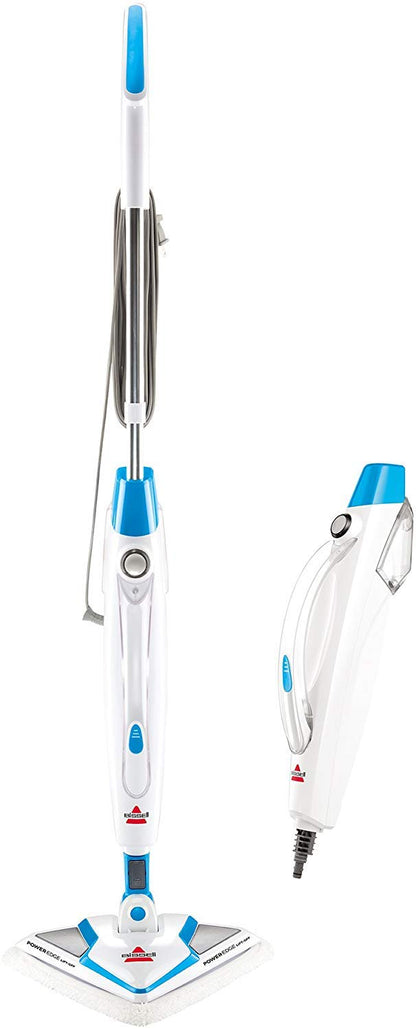 BISSELL PowerEdge 2-in-1 Steam Mop, White/Blue, 2078C