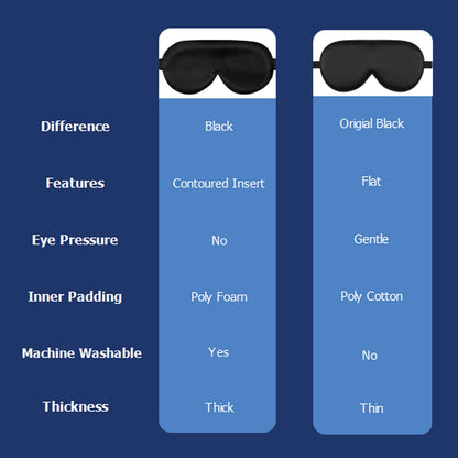 Alaska Bear Natural Silk Sleep Mask, Blindfold, Super Smooth Eye Mask (One Strap) - Available at All In One Marketplace Canada