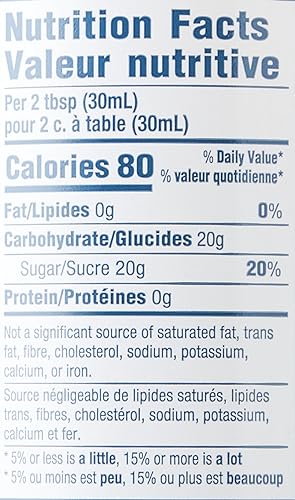 Torani Vanilla Syrup, 750ml Bottles (Pack of 2)