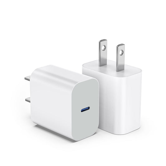 USB C Charger Block 2Pack 20W for iPhone 17 16 Fast Charging Wall Charger Plug with Type C Power Adapter for iPhone 17/16/16 Pro Max/16 Plus/15/14/13/12/11/Xs/X,for IPad Pro for Apple USBC Charge - Available at All In One Marketplace Canada