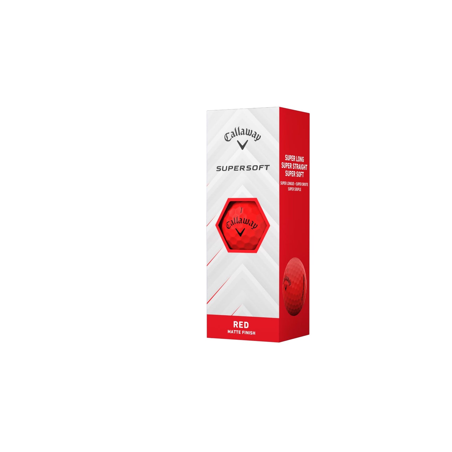 Balles de golf Supersoft de Callaway Golf (2025, rouges)