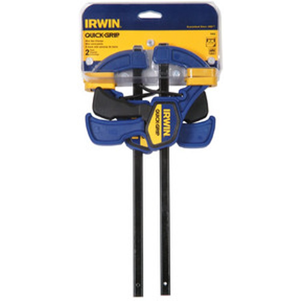 IRWINQUICK-GRIPOne-Handed Mini Bar Clamp 2 Pack, 6", 1964743 IRWIN