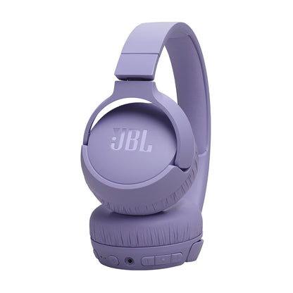 JBL Tune 670NC - Adaptive Noise Cancelling with Smart Ambient Wireless On-Ear Headphones, Up to 70H Battery Life with Speed Charge, Lightweight, Comfortable and Foldable Design (Purple)