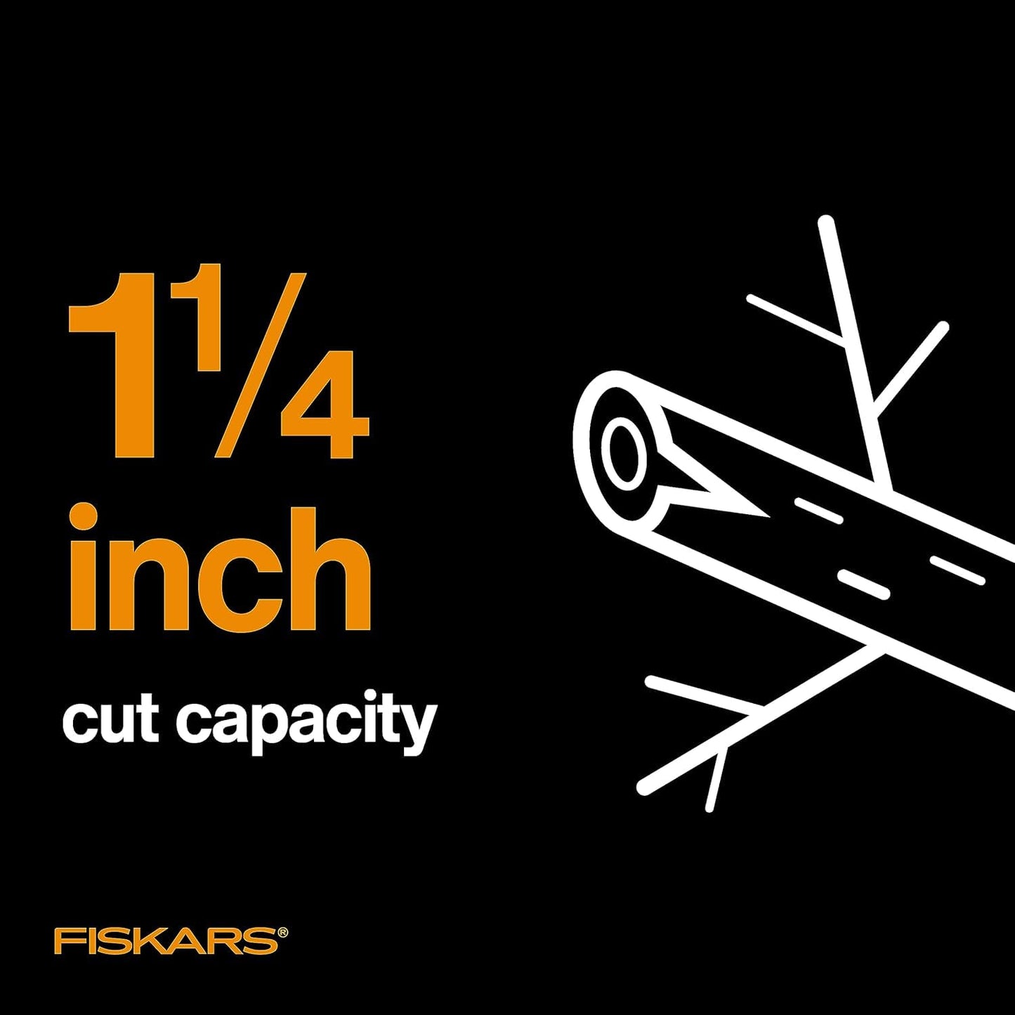 Fiskars 15-Inch PowerGear Loppers, Sharp Steel Blade Bush and Tree Trimmer, Cuts up to 1.25-Inch Diameter Branches, Rust Resistant and Lightweight Pruner, Yard Tools for Gardening 🍁 All In One Marketplace Canada