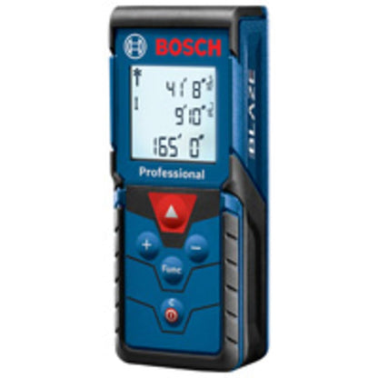 Bosch Blaze Pro Glm165-40 165Ft Laser Distance Measure with Color Backlit Display Bosch