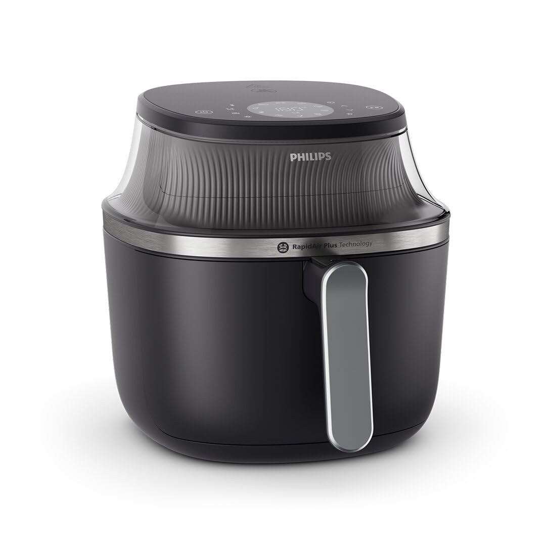 Philips 3000 Series Air Fryer with Window, 16 Ways to Cook, 6.5 Qt, Black