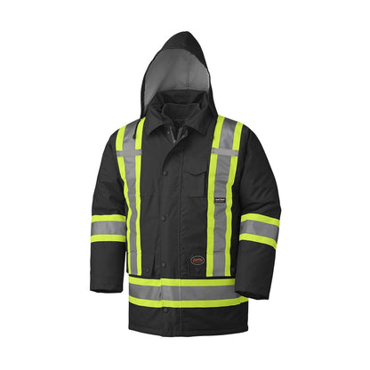 Pioneer Hi Vis Winter Work Jacket for Men - 7-in-1 - For Construction 🍁 All In One Marketplace Canada