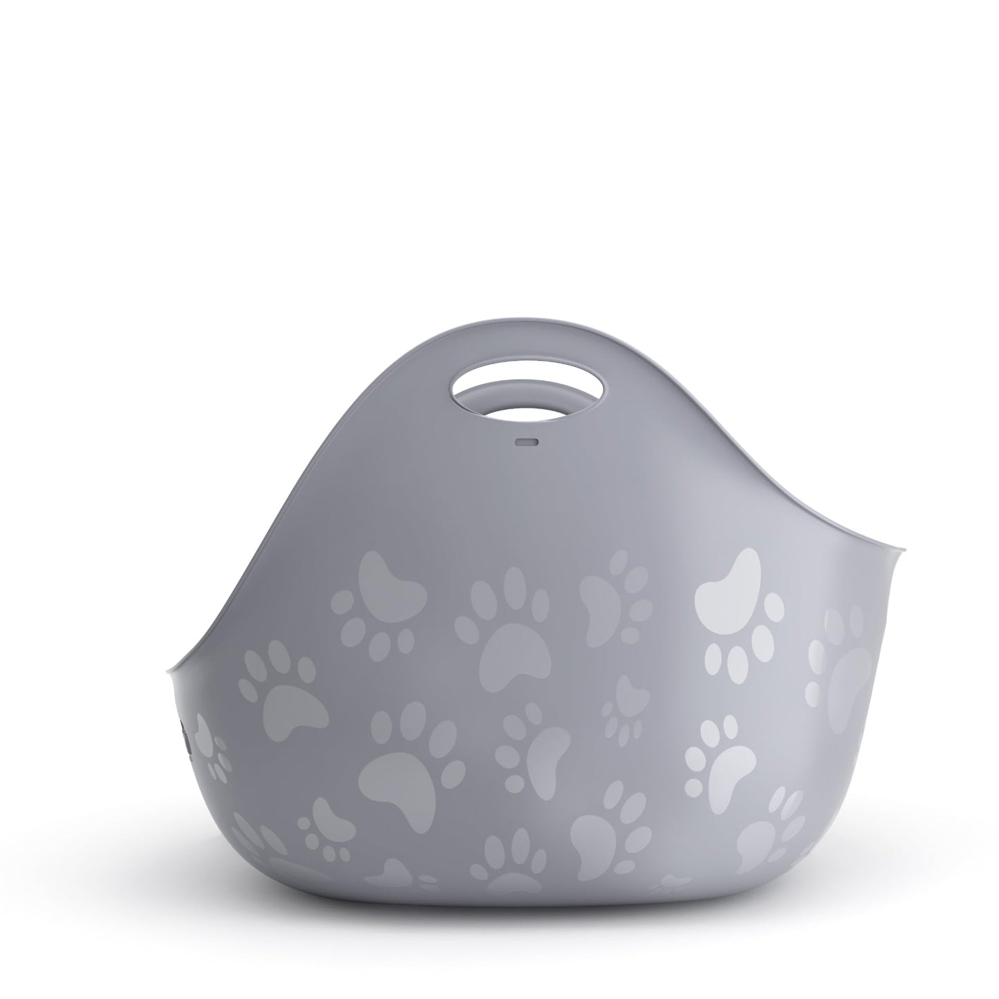 Litter Genie Cat Litter Box in Flexible Plastic with Handles, High Walls Litter Genie